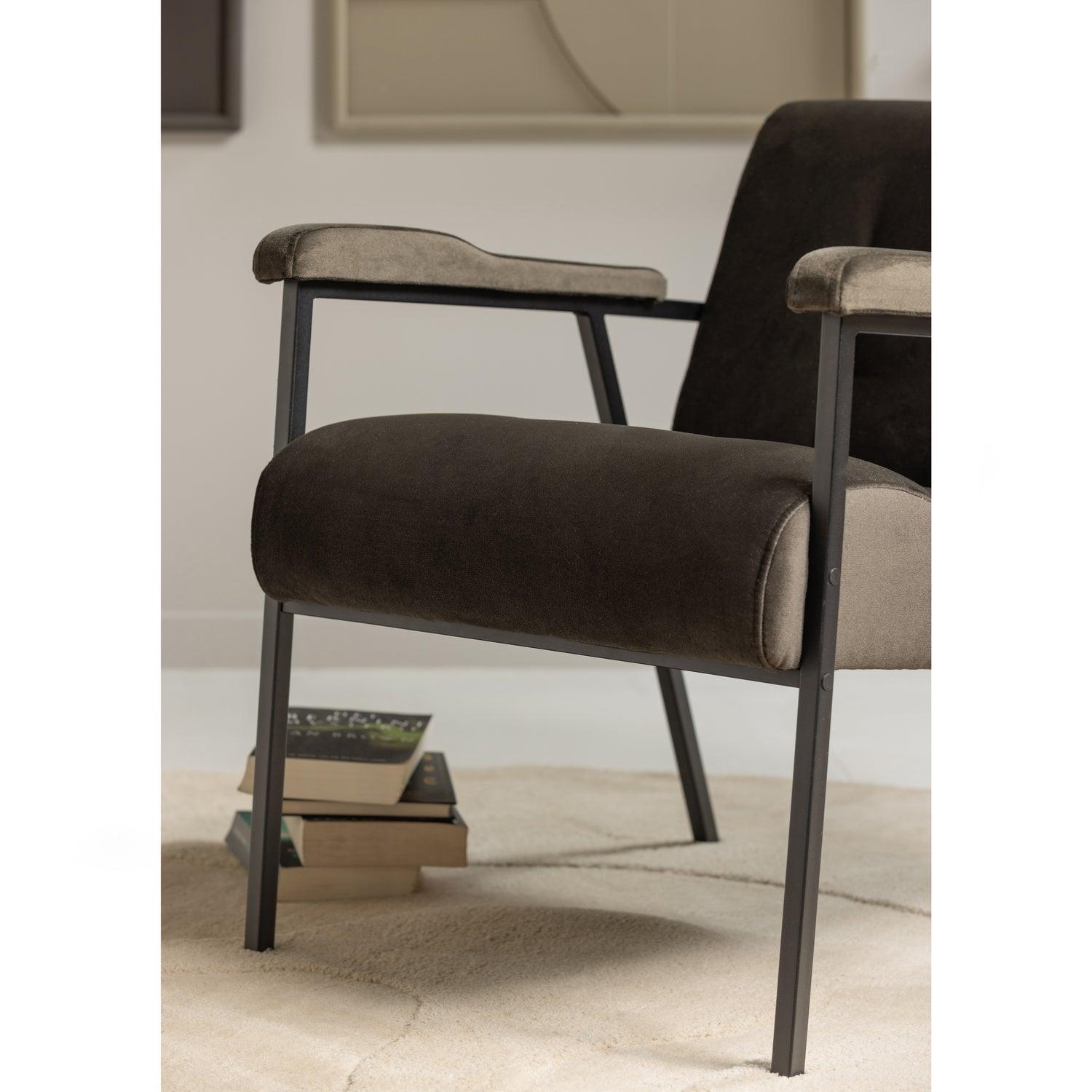 SCOTT ARMCHAIR VELVET WARM GREEN - PARIS14A.RO