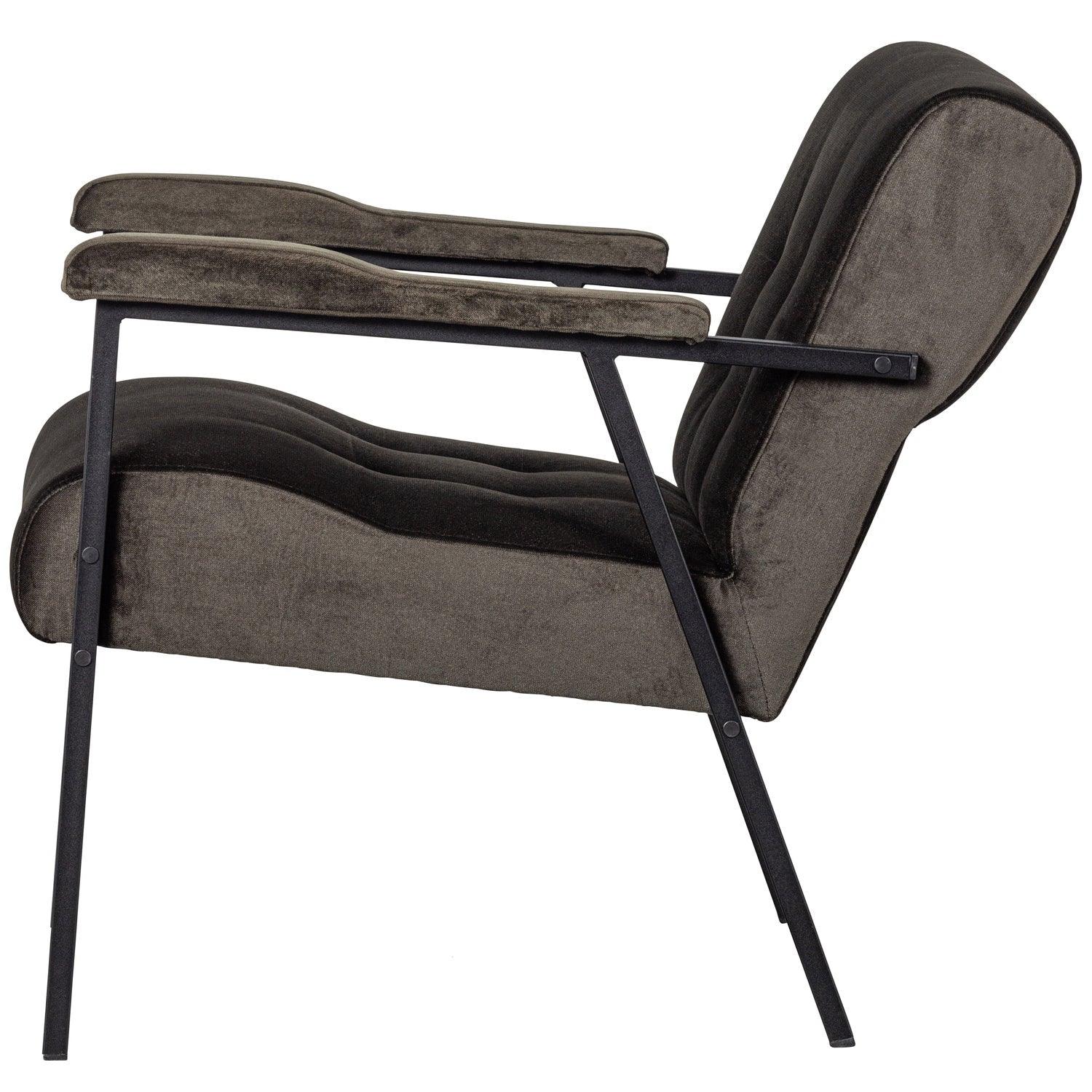 SCOTT ARMCHAIR VELVET WARM GREEN - PARIS14A.RO