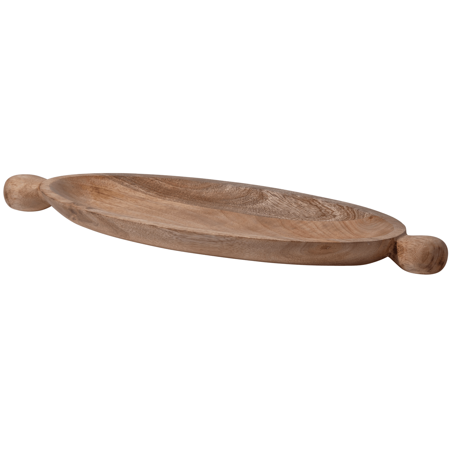 SEEMLY DECORATION BOWL OVAL MANGO WOOD NATURAL - PARIS14A.RO