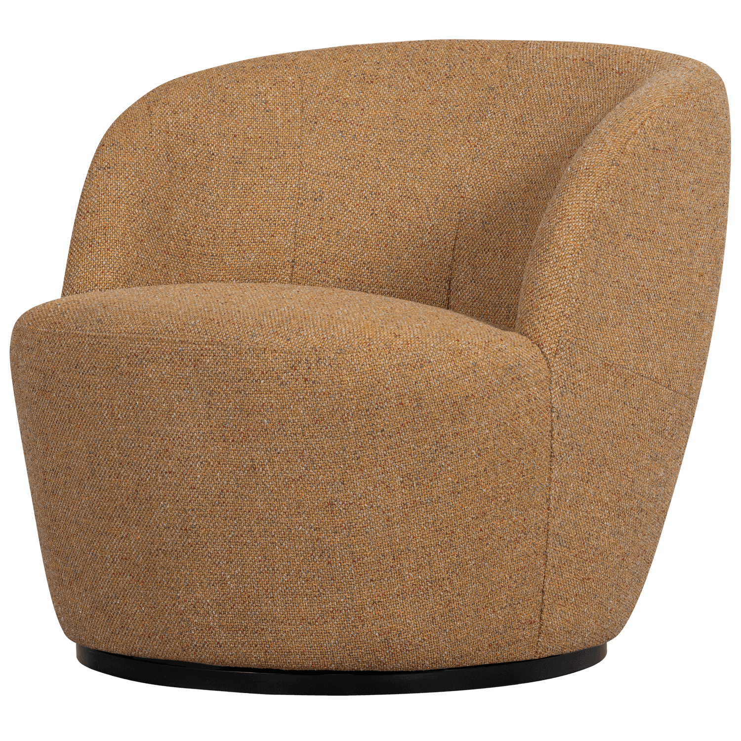 SERRA SWIVEL CHAIR WOVEN FABRIC CURRY MELANGE - PARIS14A.RO