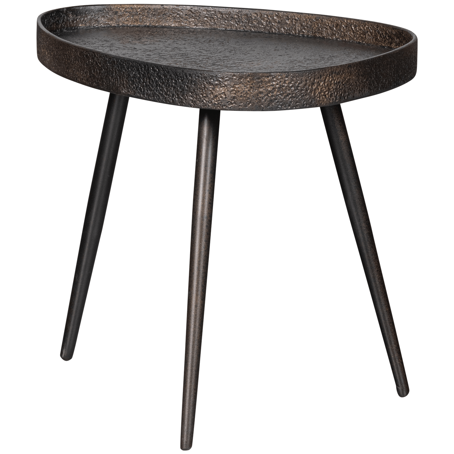 SET OF 2 - CRUDE SIDETABLES ANTIQUE BRONZE - PARIS14A.RO