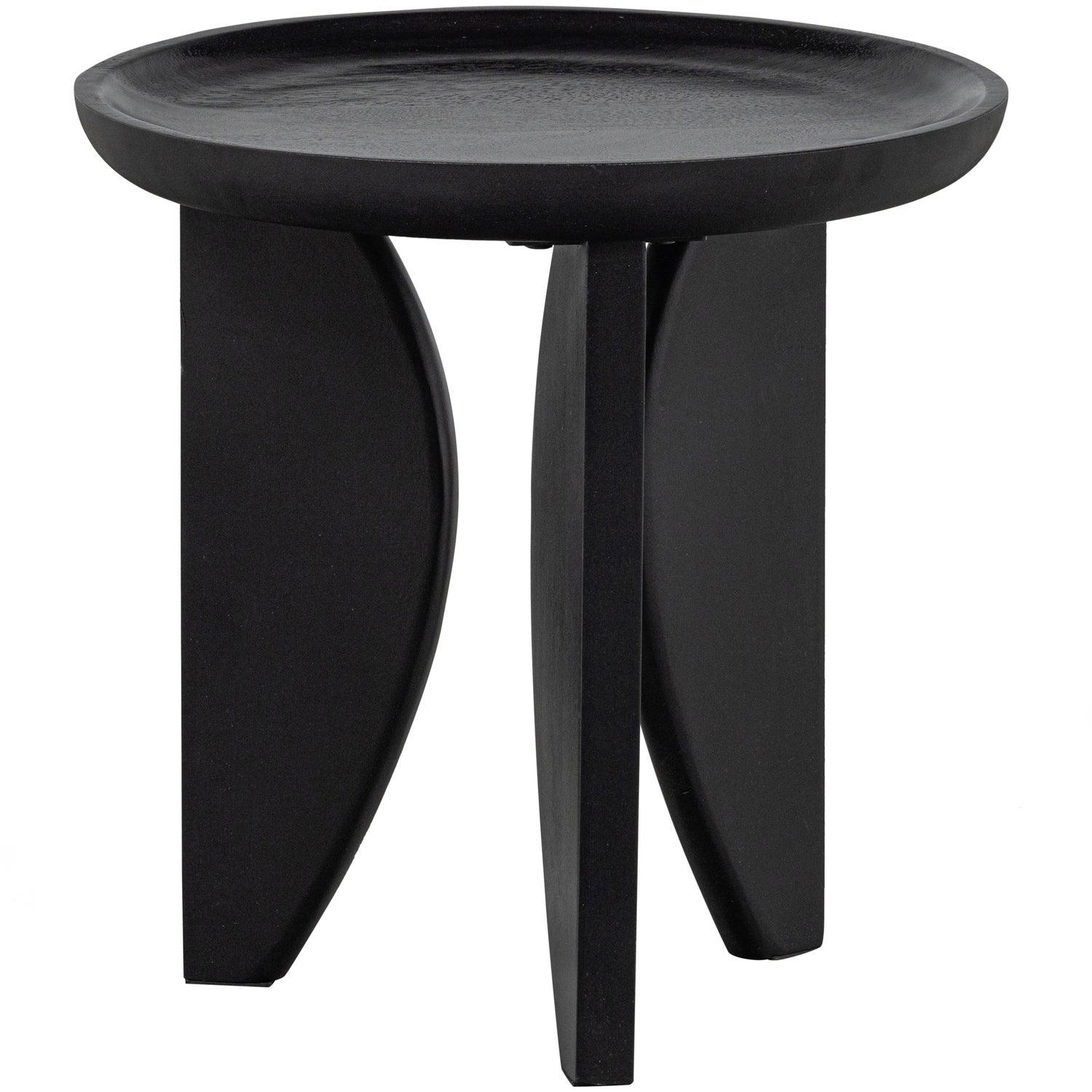 SET OF 2 - HIGH HEELS SIDETABLES MANGO WOOD GLOSS BLACK - PARIS14A.RO