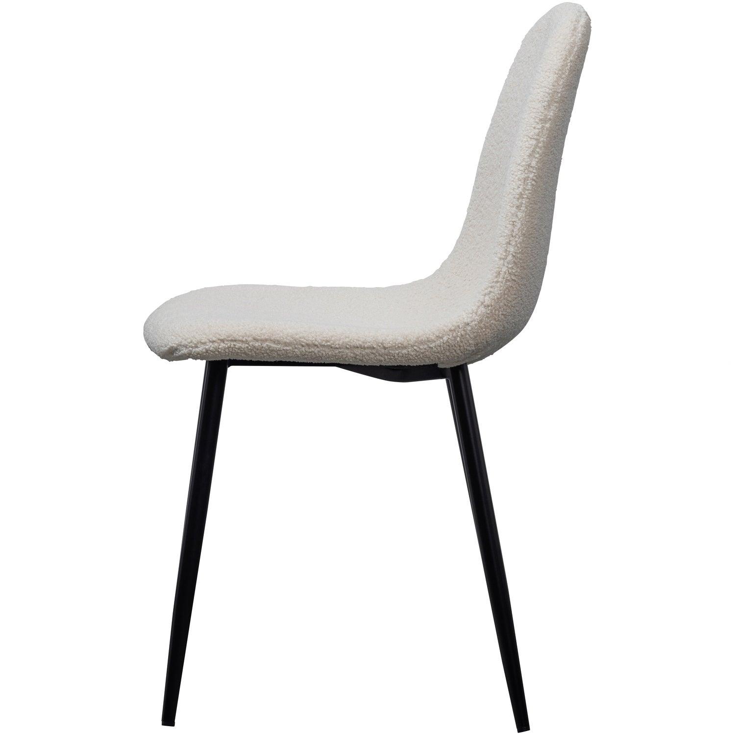 SET OF 2 - MARIJE DINING CHAIR TEDDY NATURAL - PARIS14A.RO