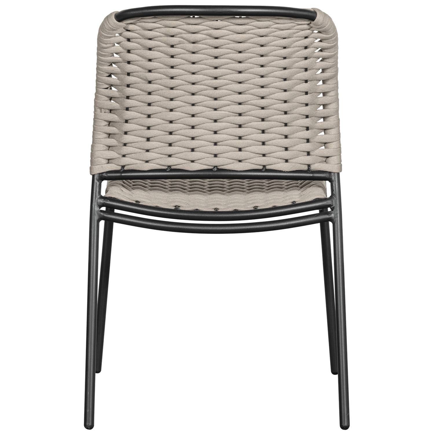 SET V 2 - TAKU GARDEN CHAIR WITHOUT ARMREST POLYESTER SAND - PARIS14A.RO