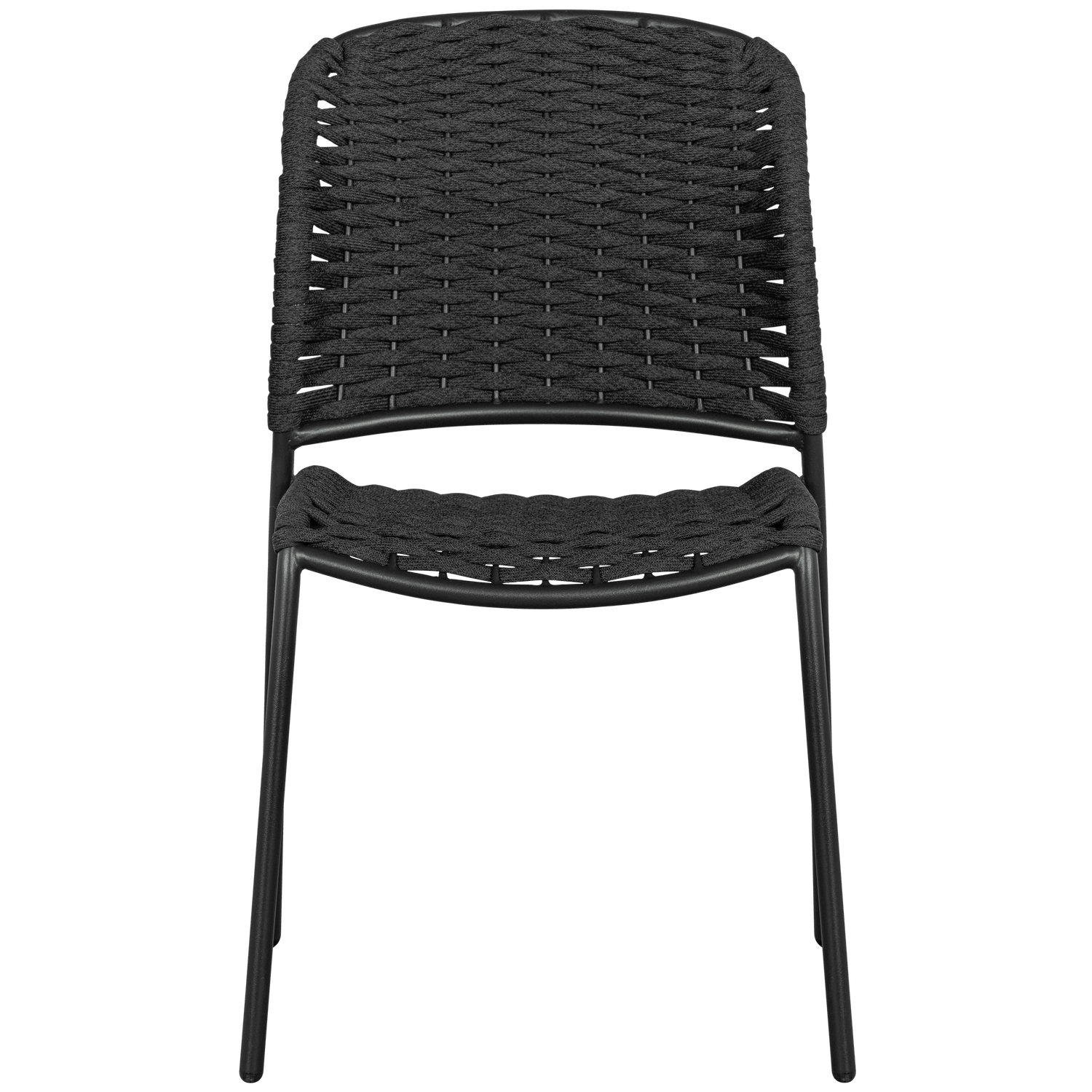 SET V 2 - TAKU GARDEN CHAIR WITHOUT ARMRESTS TEXTILE BLACK - PARIS14A.RO