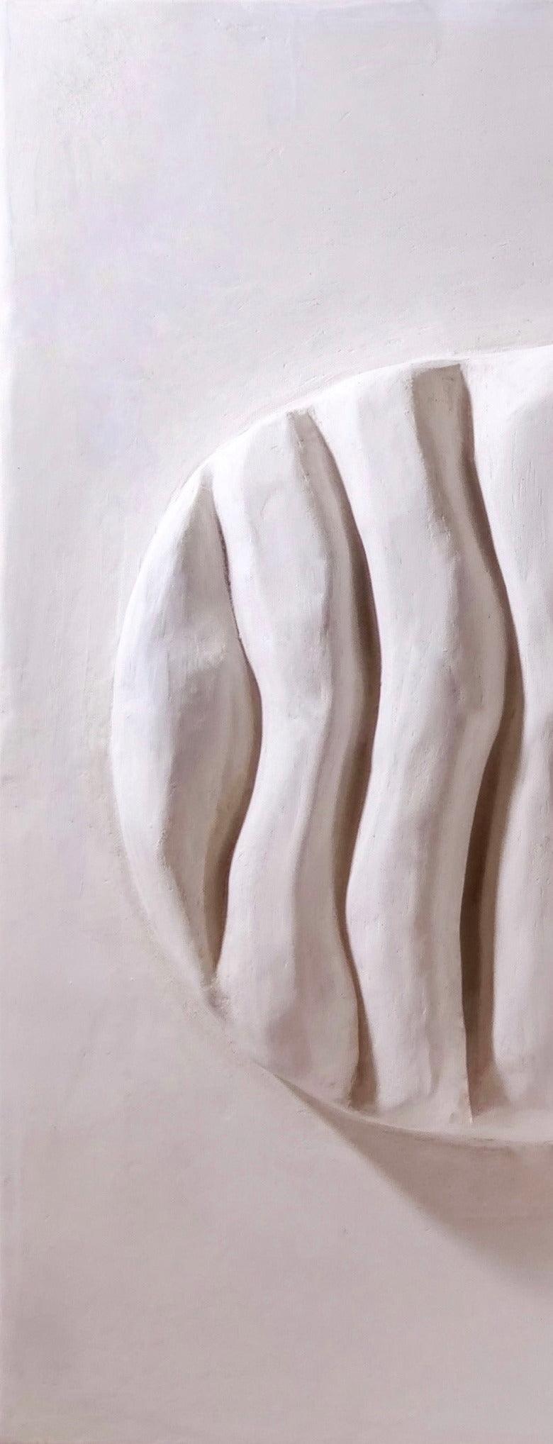 Tablou sculptural din ipsos, DUNE, in relief, 100x150 cm- Atelier Lerevie - PARIS14A.RO