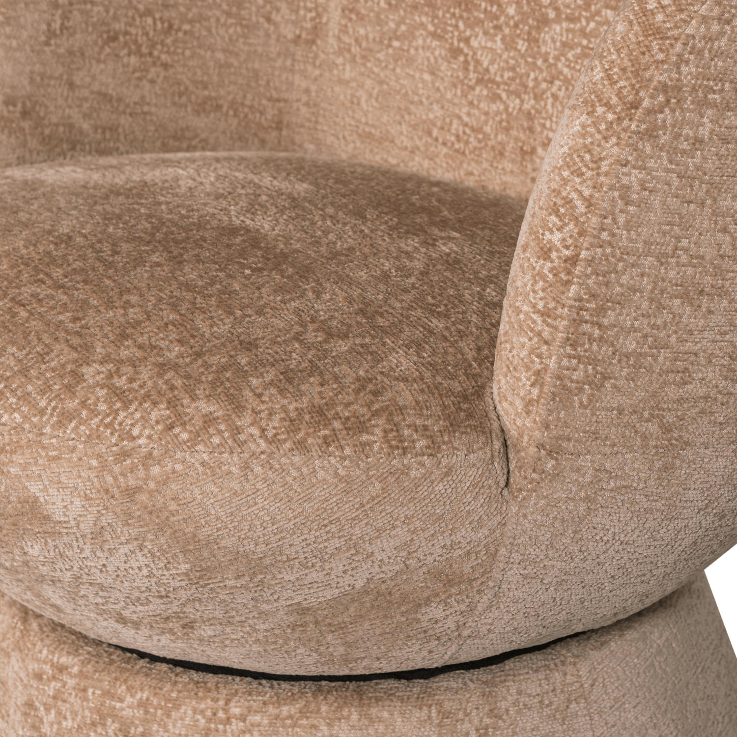 SHUFFLE SWIVEL CHAIR NATURAL - PARIS14A.RO