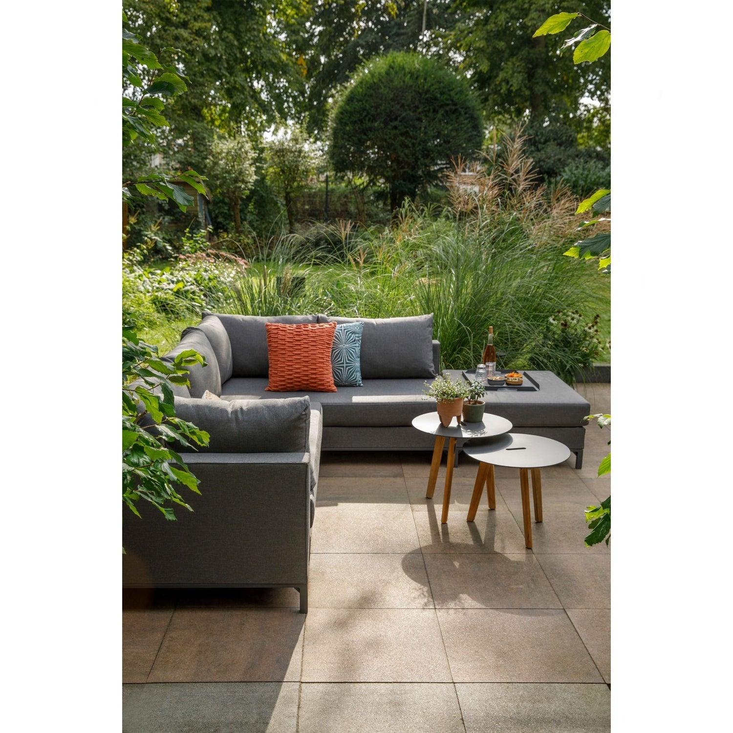 SICILIË LOUNGE SET GARDEN RIGHT STONE GREY - PARIS14A.RO