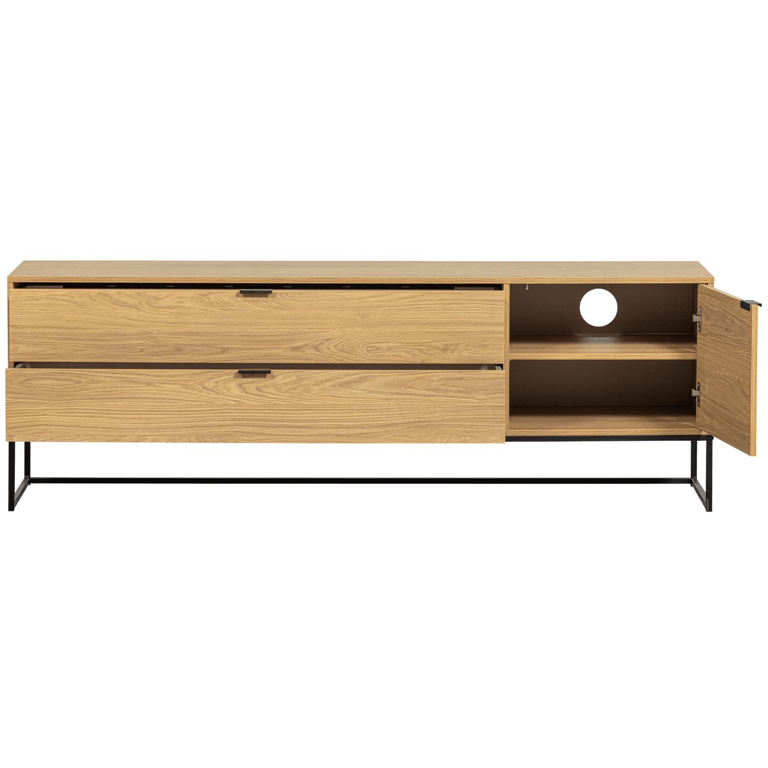 SILAS TV UNIT 180CM OAK DECOR [fsc] - PARIS14A.RO
