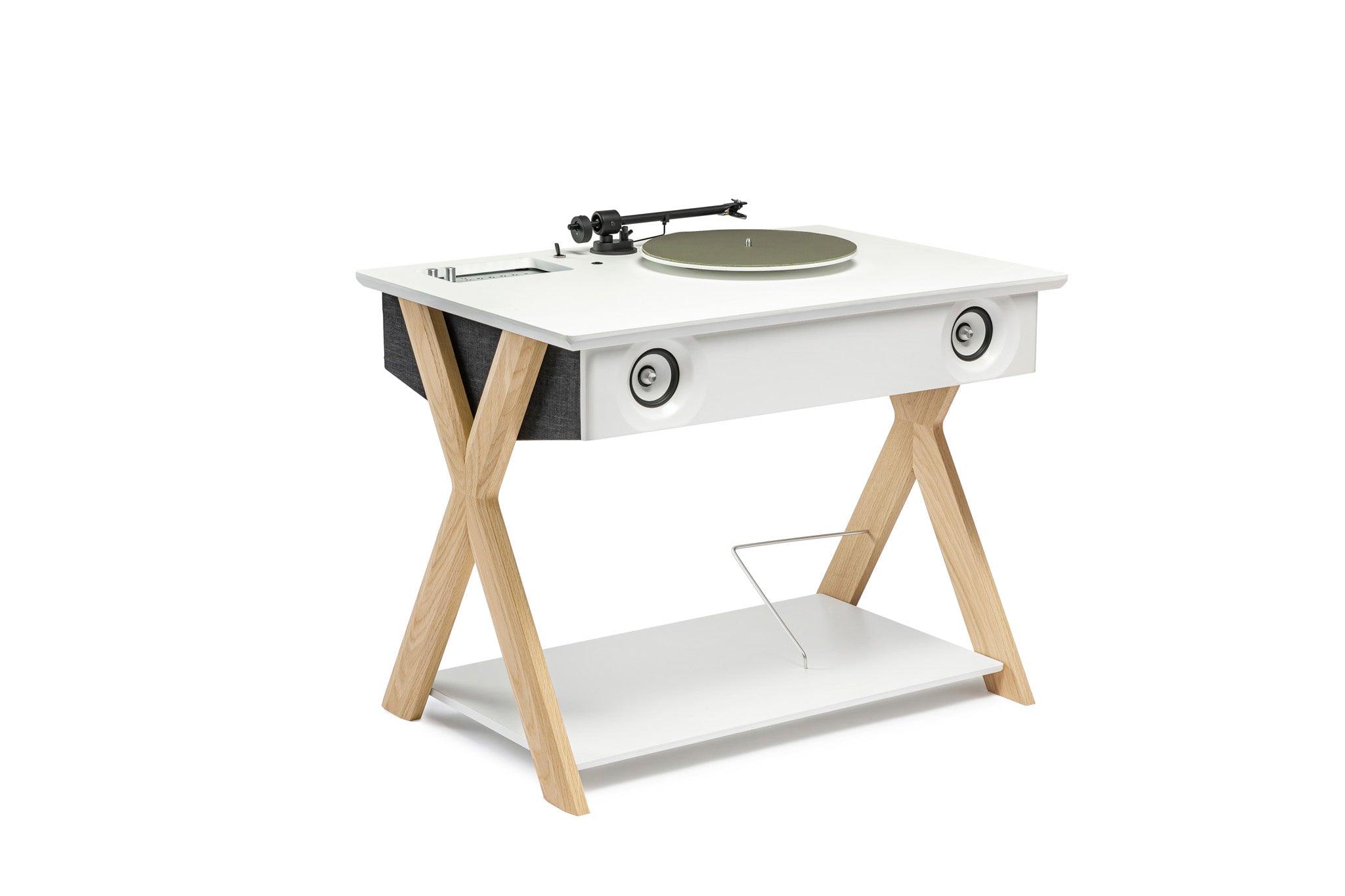 Sistem difuzoare acustice active LX X TURNTABLE Gri inchis / Stejar - La Boite Concept - PARIS14A.RO