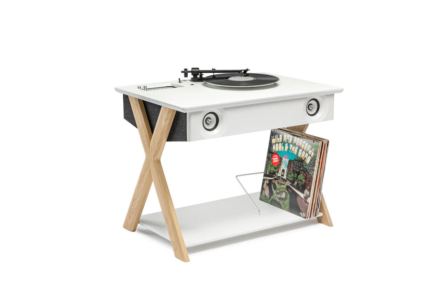 Sistem difuzoare acustice active LX X TURNTABLE Gri inchis / Stejar - La Boite Concept - PARIS14A.RO