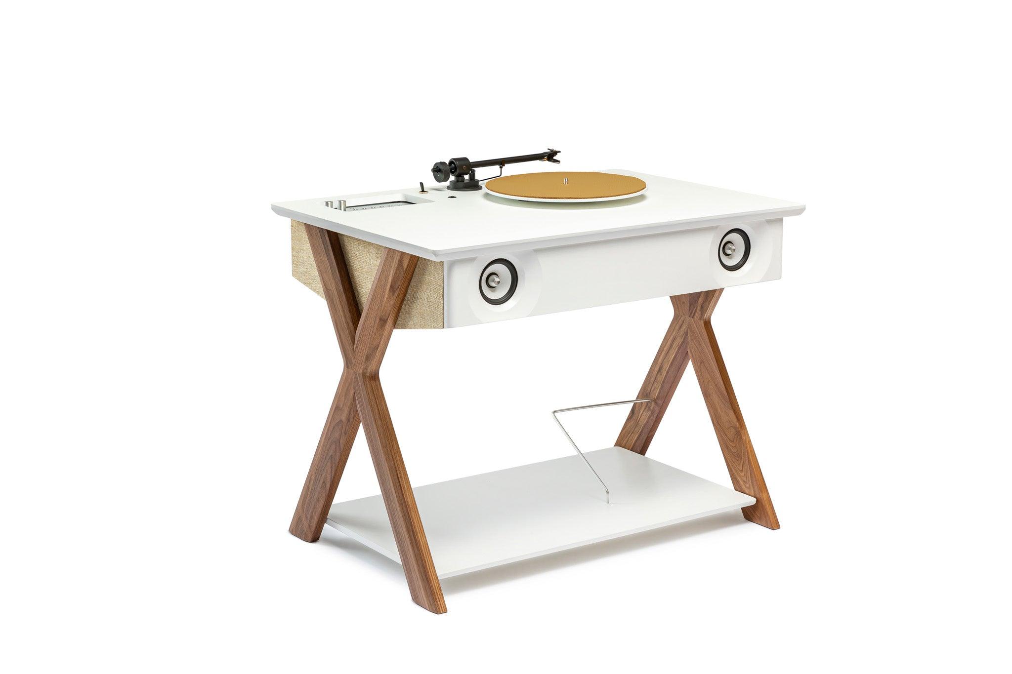 Sistem difuzoare acustice active LX X TURNTABLE Sampanie / Nuc - La Boite Concept - PARIS14A.RO