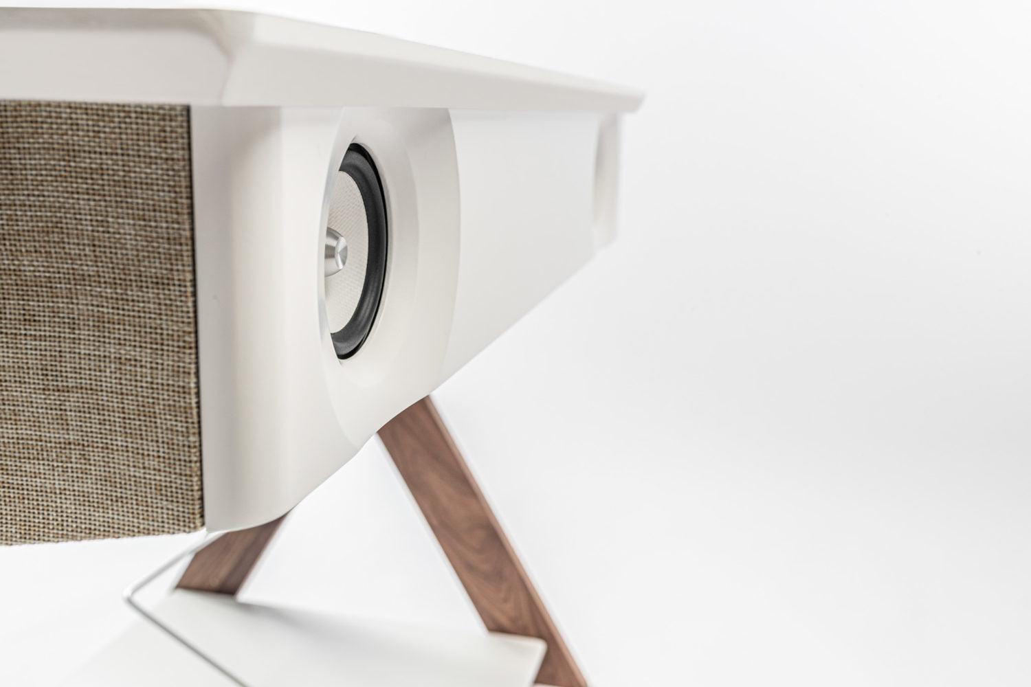 Sistem difuzoare acustice active LX X TURNTABLE Sampanie / Nuc - La Boite Concept - PARIS14A.RO