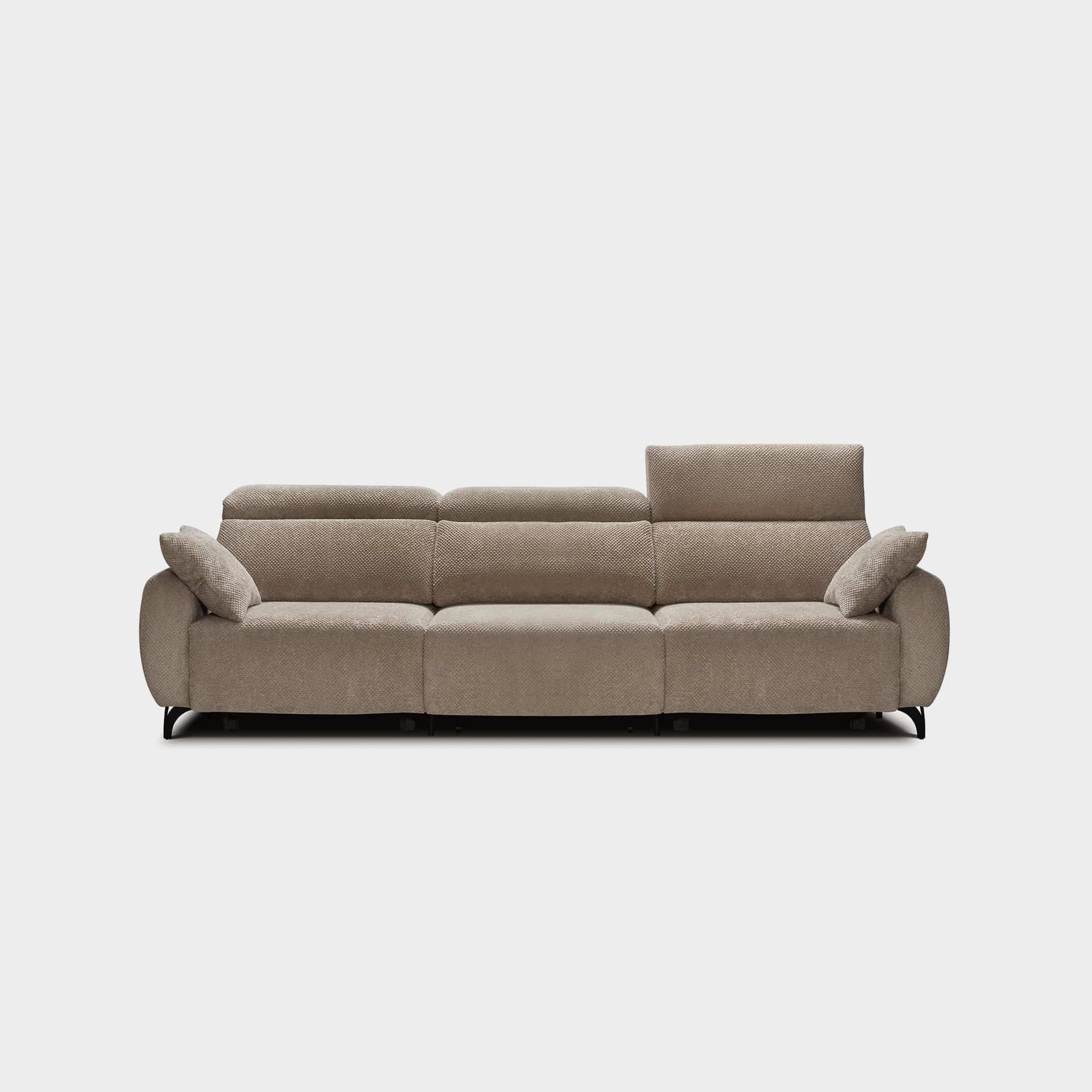 ACOMODEL canapea extensibilă cu colțar Azores | textil | Bej | 297x104x159 cm