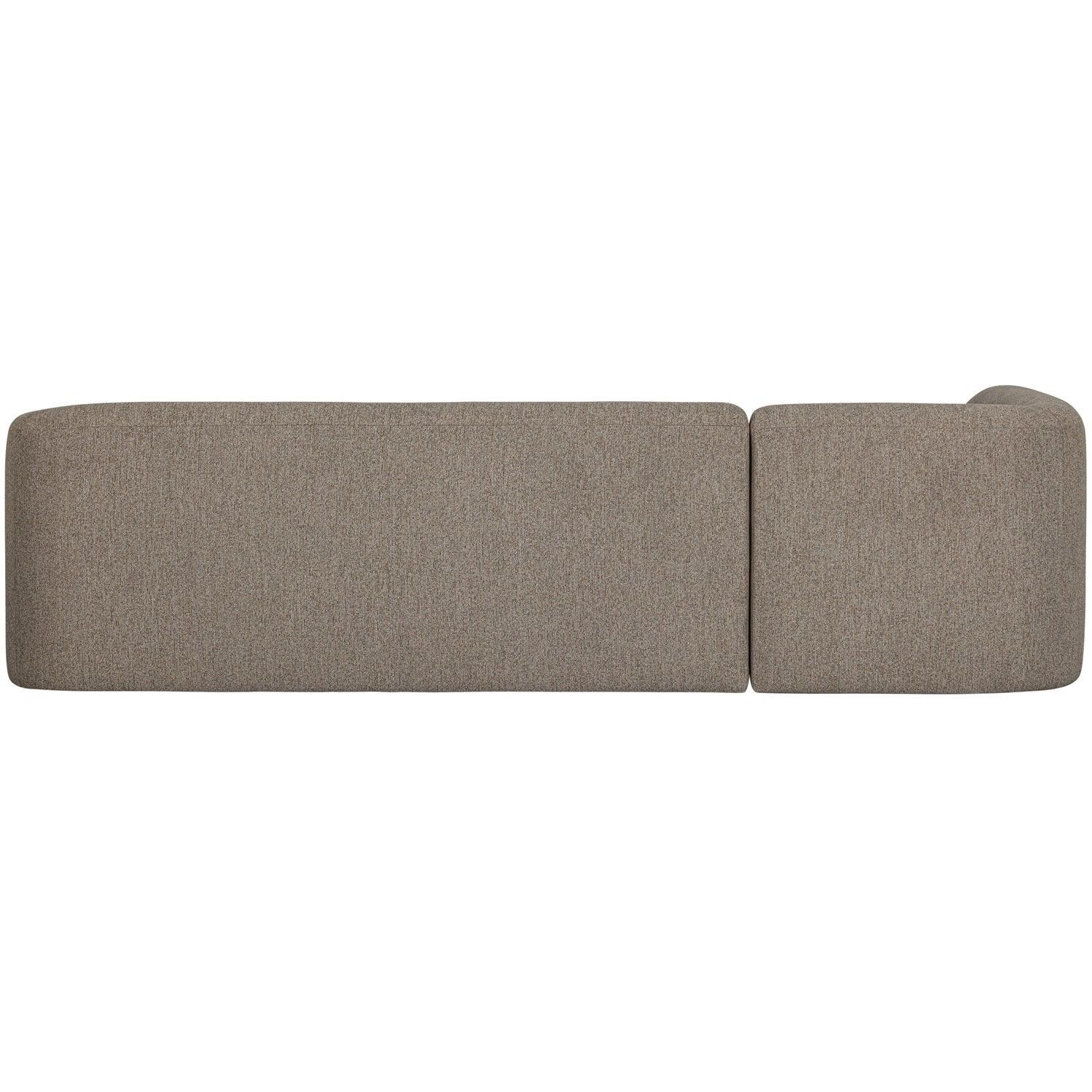 SLOPING CORNER SOFA LEFT LIGHT BROWN MELANGE - PARIS14A.RO