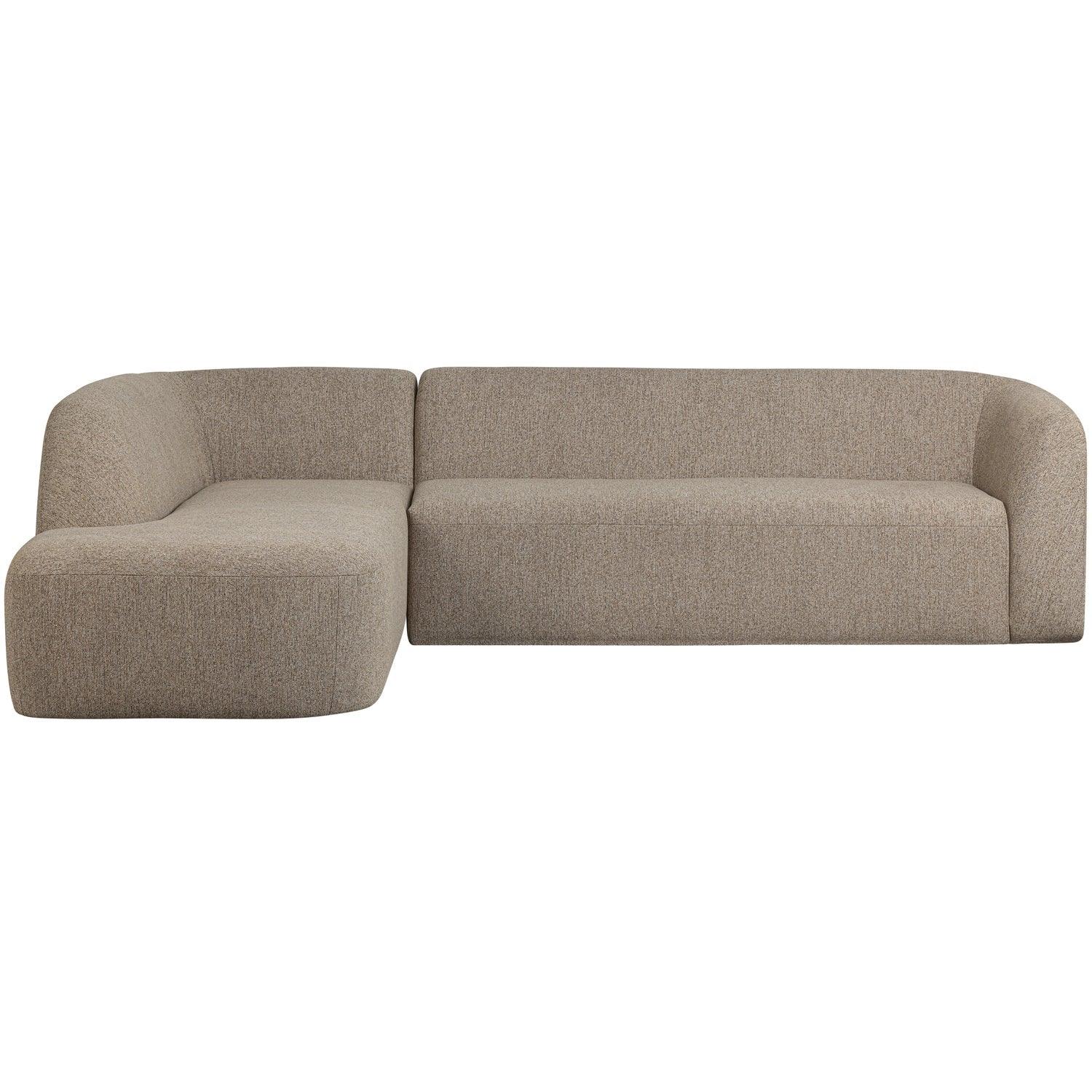 SLOPING CORNER SOFA LEFT NATURAL MELANGE - PARIS14A.RO