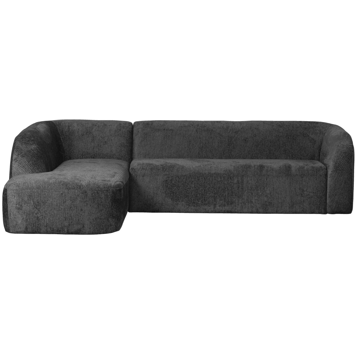 SLOPING CORNER SOFA LEFT STRUCTURE VELVET MOUNTAIN - PARIS14A.RO