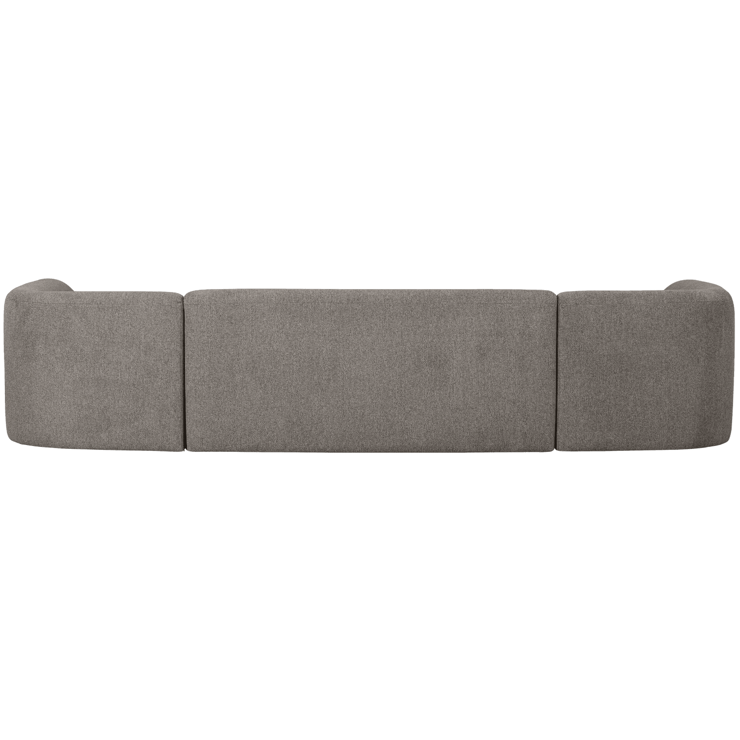 SLOPING U-SHAPE SOFA GREY MELANGE - PARIS14A.RO