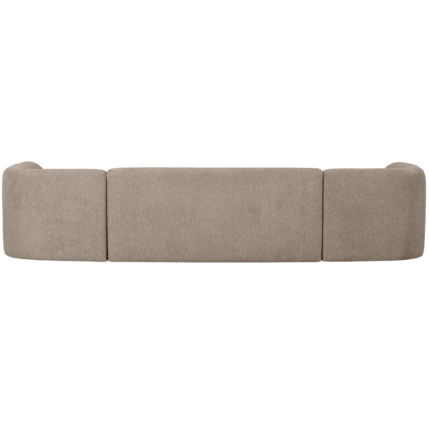 SLOPING U-SHAPE SOFA NATURAL MELANGE - PARIS14A.RO