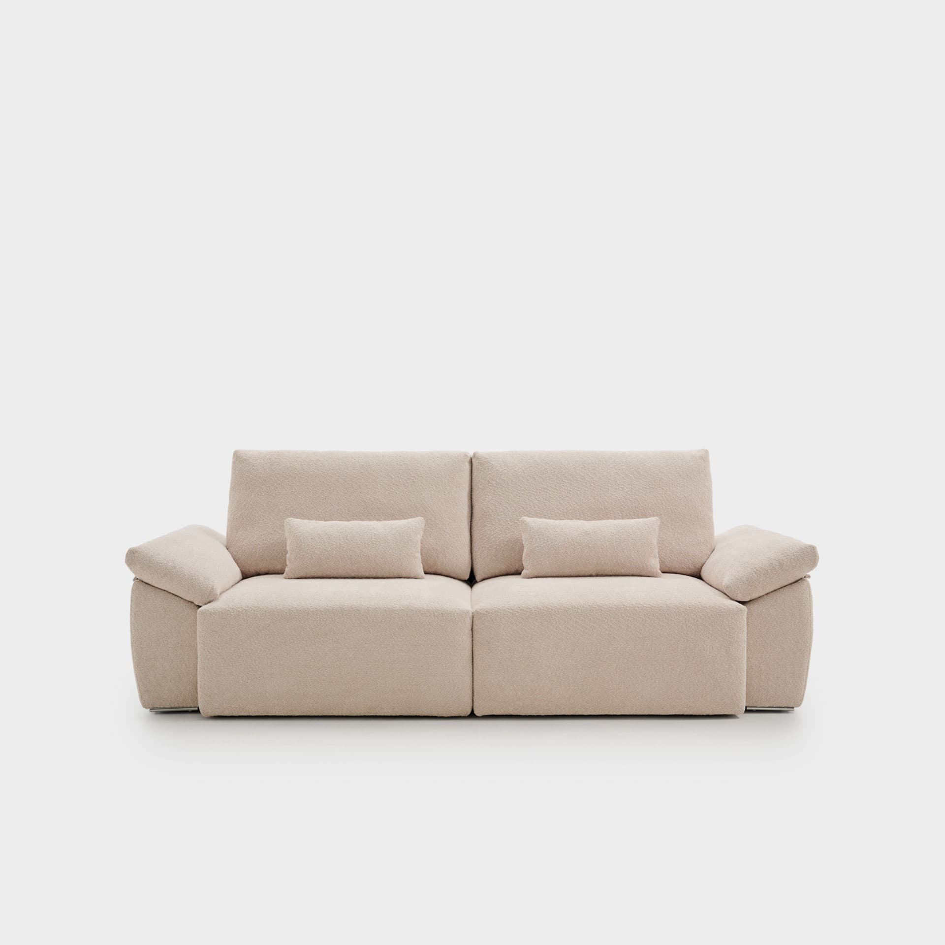 ACOMODEL canapea extensibilă cu colțar Regina | textil | Bej | 294x104x159 cm