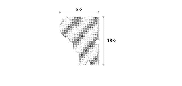 SOLBANC DECORATIV FEREASTRA NA197 100X80X2000 - PARIS14A.RO