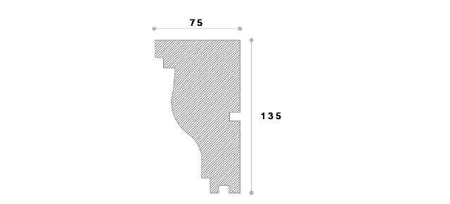 SOLBANC DECORATIV FEREASTRA NS112 135X75X2000 - PARIS14A.RO