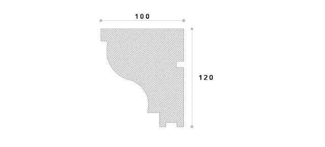 SOLBANC DECORATIV FEREASTRA NS119 120X100X2000 - PARIS14A.RO