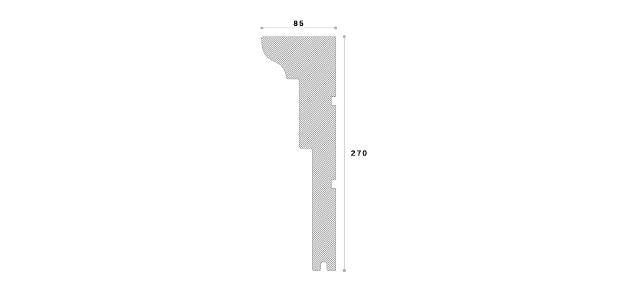 SOLBANC DECORATIV FEREASTRA NS160 270X85X2000 - PARIS14A.RO