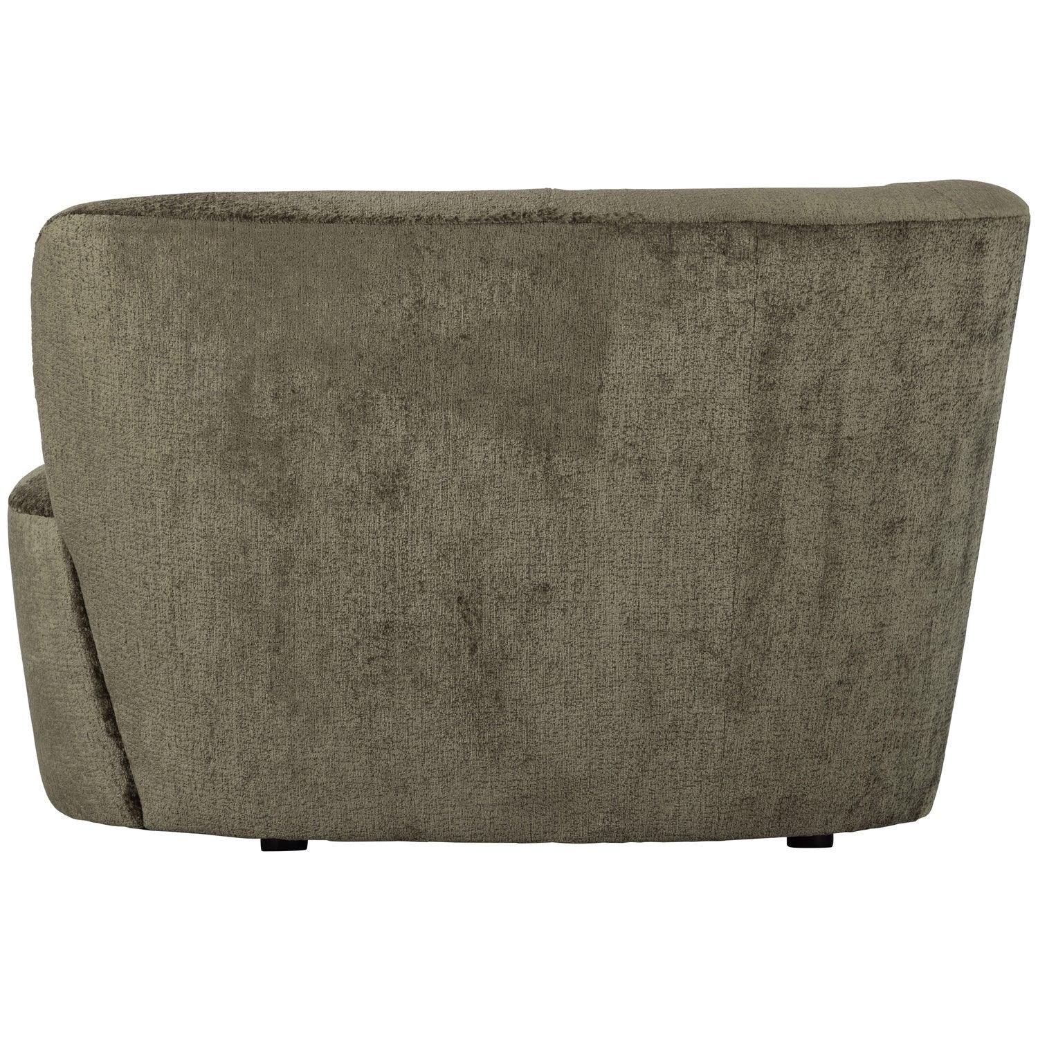 STONE SMALL SOFA LEFT WARM GREEN - PARIS14A.RO