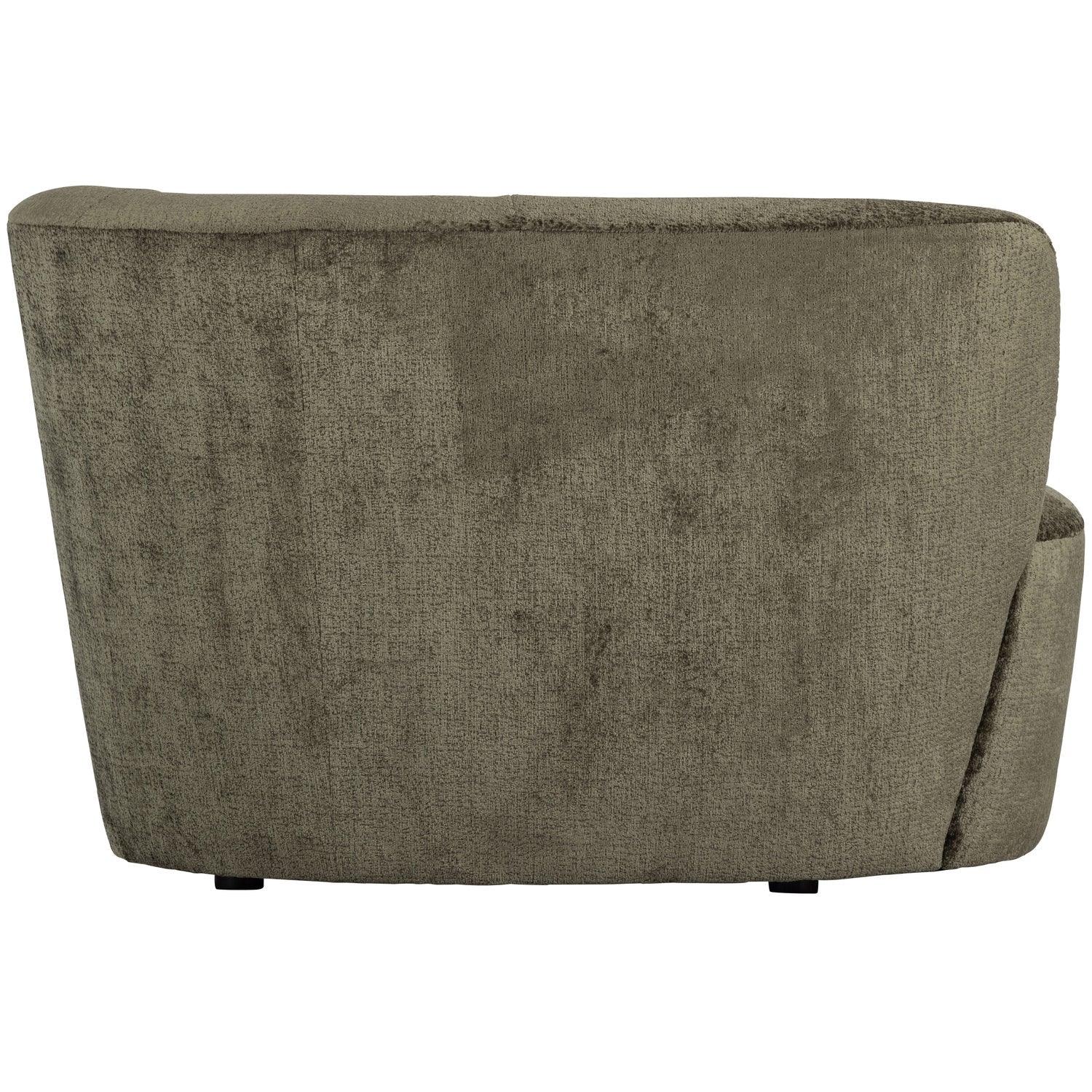 STONE SMALL SOFA RIGHT WARM GREEN - PARIS14A.RO