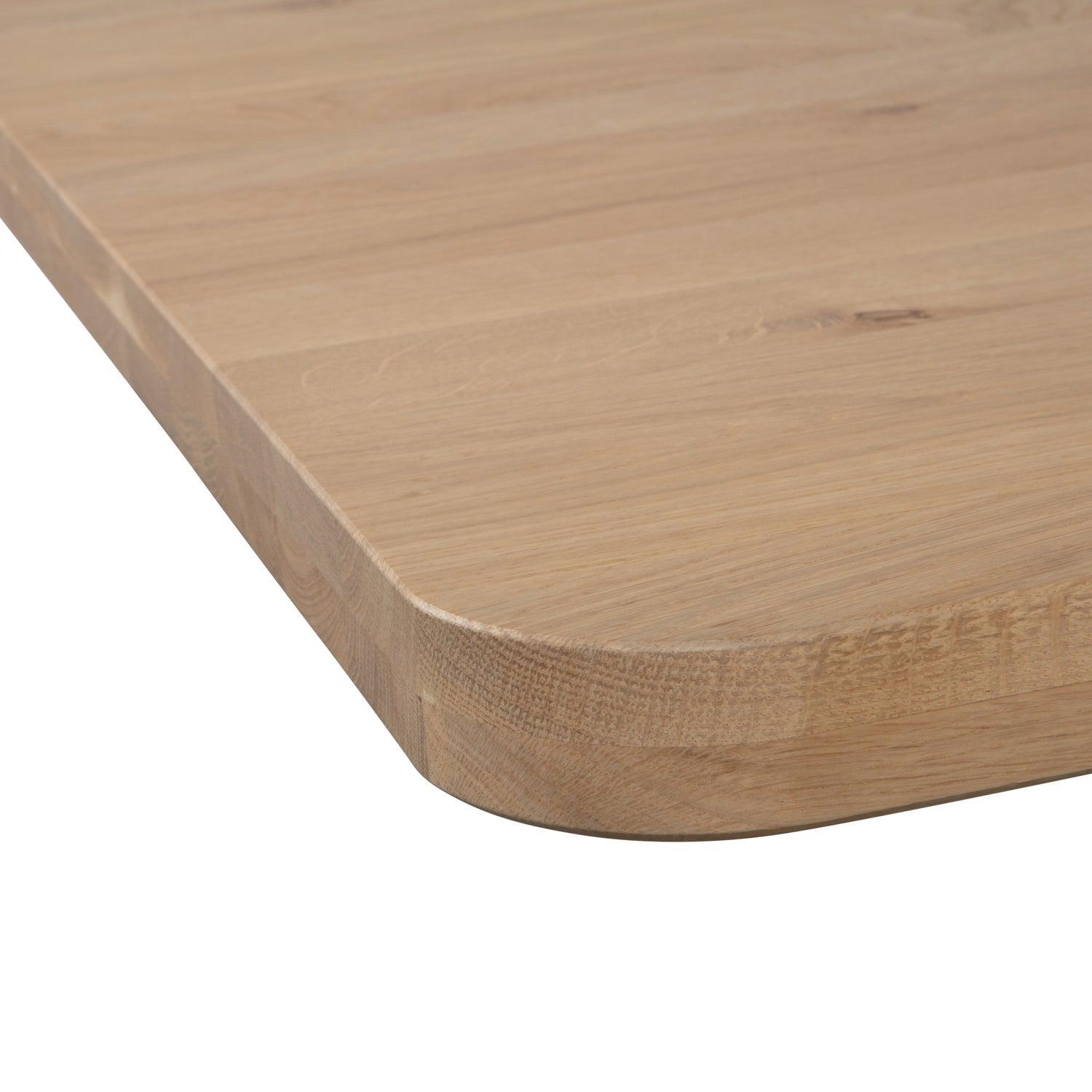 TABLO TABLE TOP OAK NATURAL CURVED 200X90 [fsc] - PARIS14A.RO