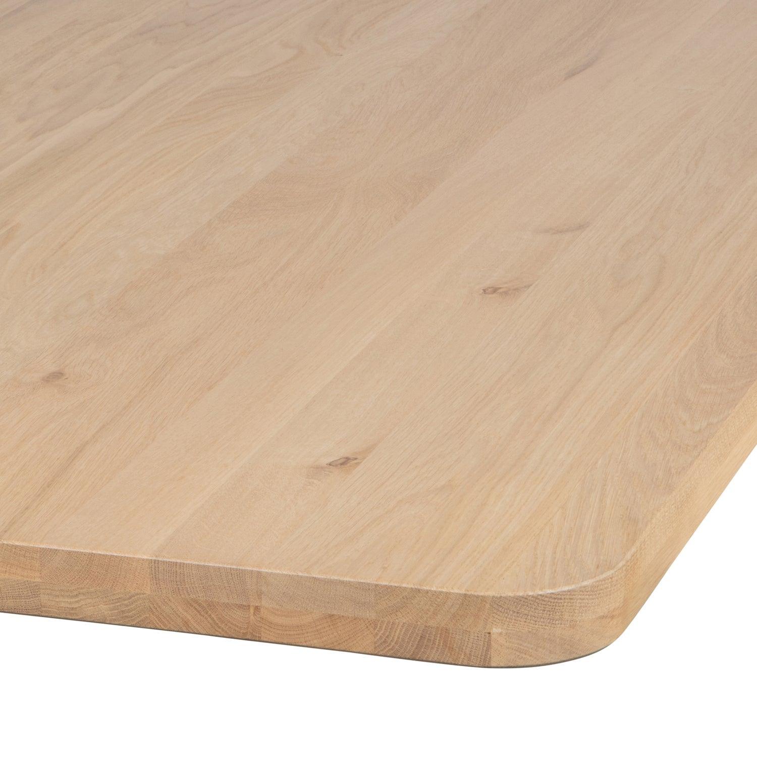 TABLO TABLE TOP OAK NATURAL CURVED 200X90 [fsc] - PARIS14A.RO