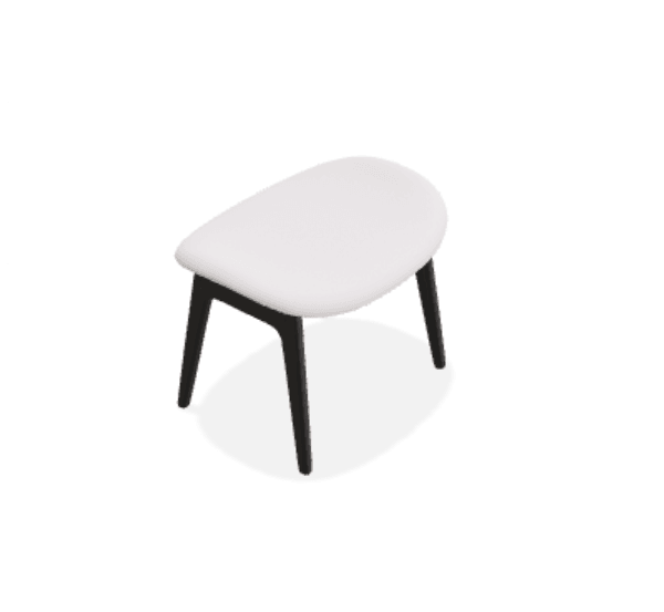 Taburet Elephant cu tapiterie completa din tesatura Alpaca - Norr11 - PARIS14A.RO