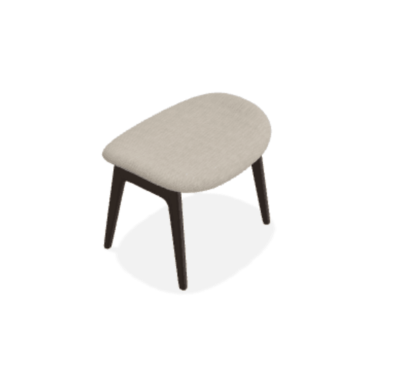 Taburet Elephant cu tapiterie completa din tesatura Fiord - Norr11 - PARIS14A.RO
