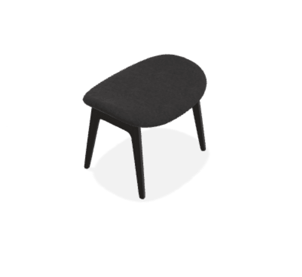 Taburet Elephant cu tapiterie completa din tesatura Sheepskin - Norr11 - PARIS14A.RO