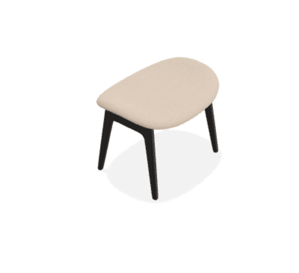 Taburet Elephant cu tapiterie completa din tesatura Zero - Norr11 - PARIS14A.RO
