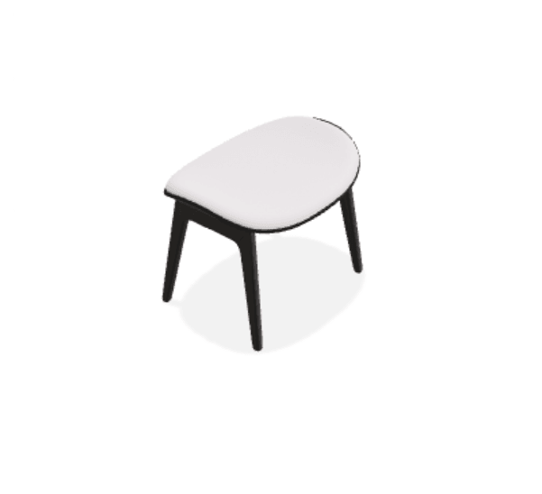 Taburet Elephant cu tapiterie frontala din tesatura Alpaca - Norr11 - PARIS14A.RO