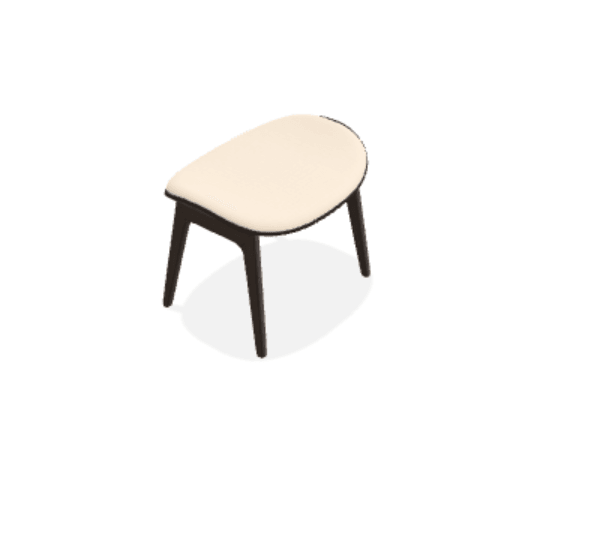Taburet Elephant cu tapiterie frontala din tesatura Steelcut Trio - Norr11 - PARIS14A.RO