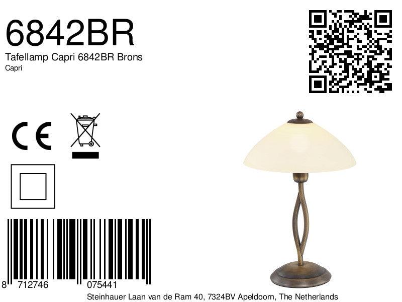 Lampă de masă Capri 6842BR Bronz - PARIS14A.RO