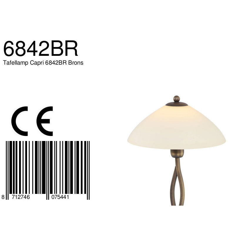 Lampă de masă Capri 6842BR Bronz