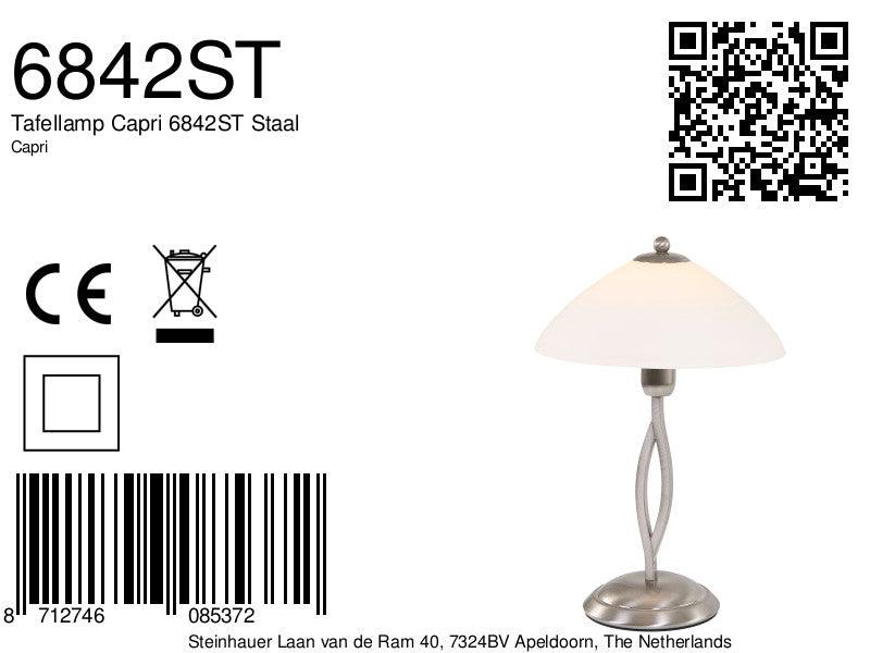 Lampă de masă Capri 6842ST din oțel - PARIS14A.RO