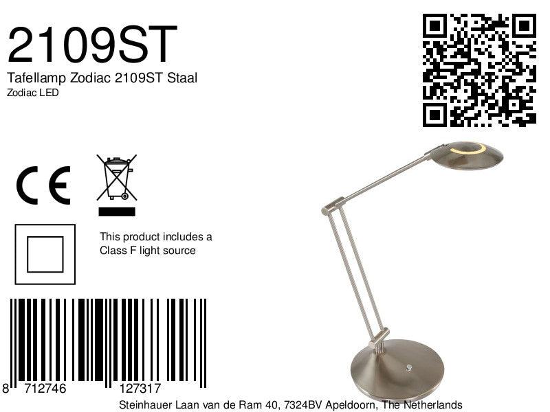 Lampă de masă Zodiac 2109ST din oțel - PARIS14A.RO