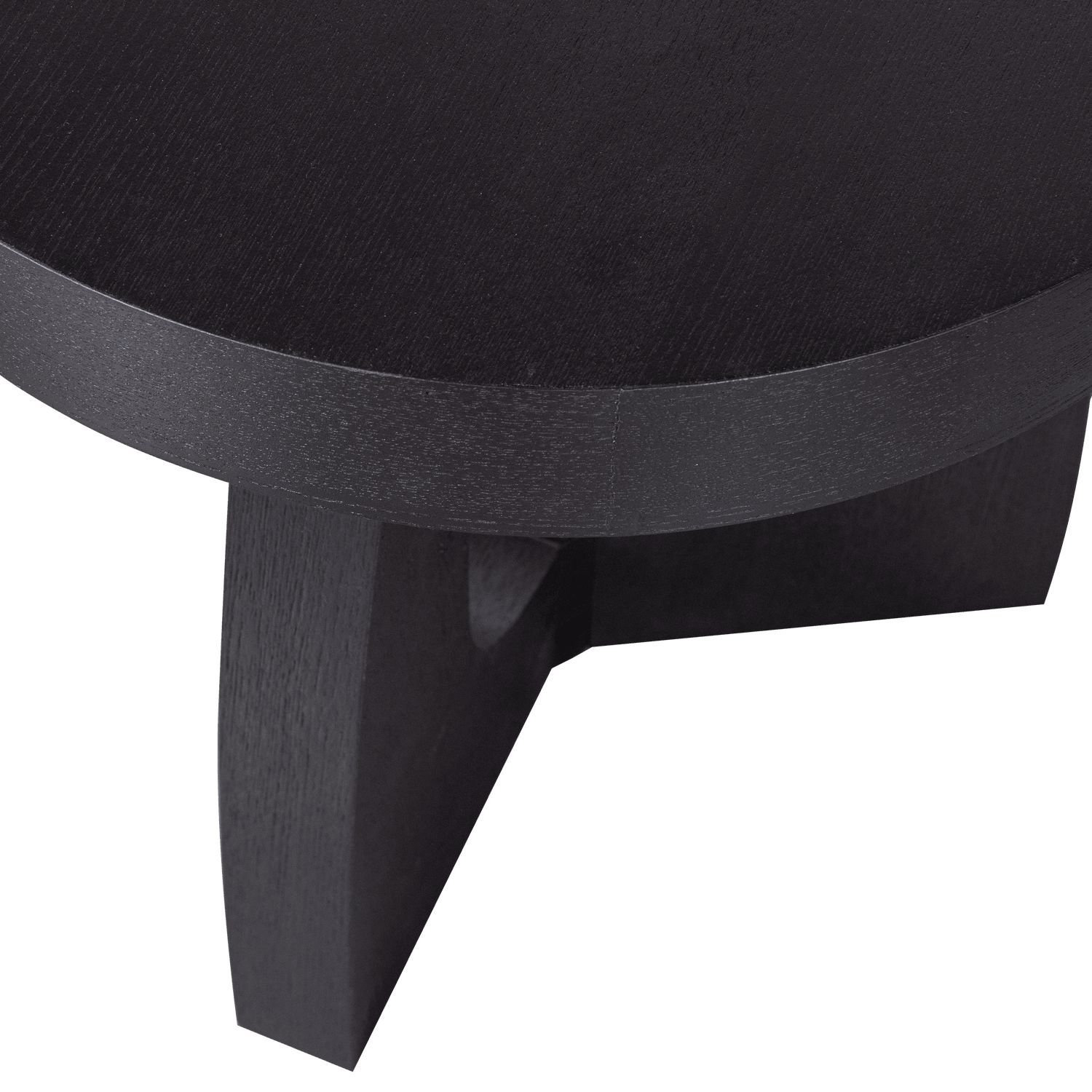 TALA SIDE TABLE MDF VENEER BLACK 45xO45CM - PARIS14A.RO