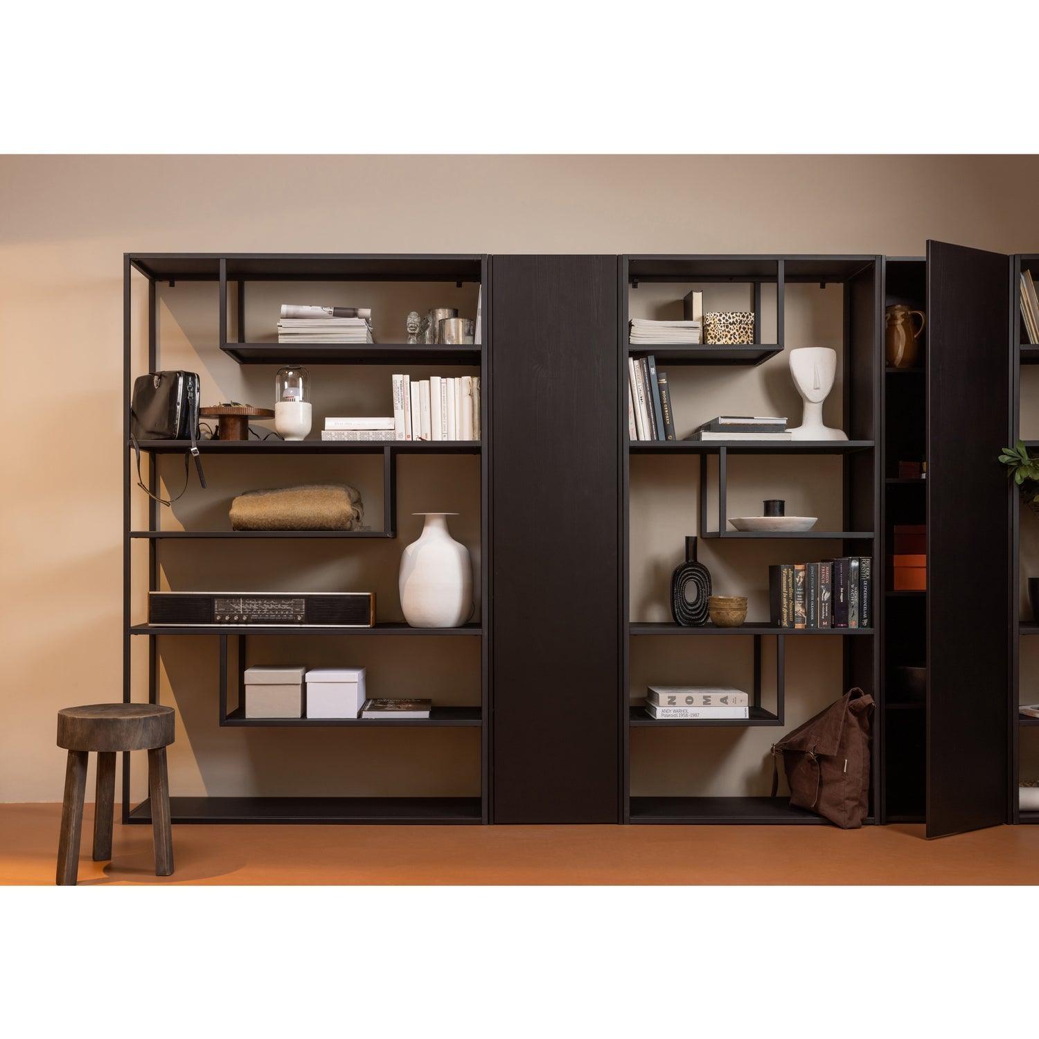 TEUN STORAGE CABINET PINE DEEP BLACK [fsc] - PARIS14A.RO