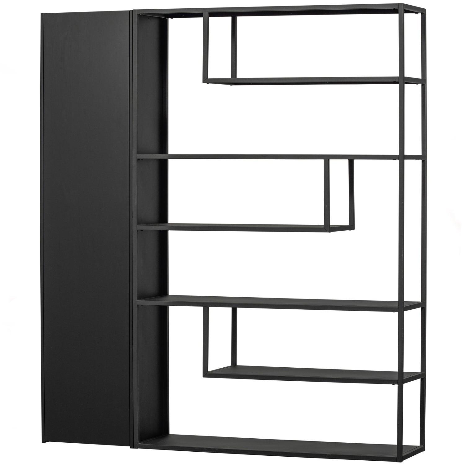 TEUN STORAGE CABINET PINE DEEP BLACK [fsc] - PARIS14A.RO