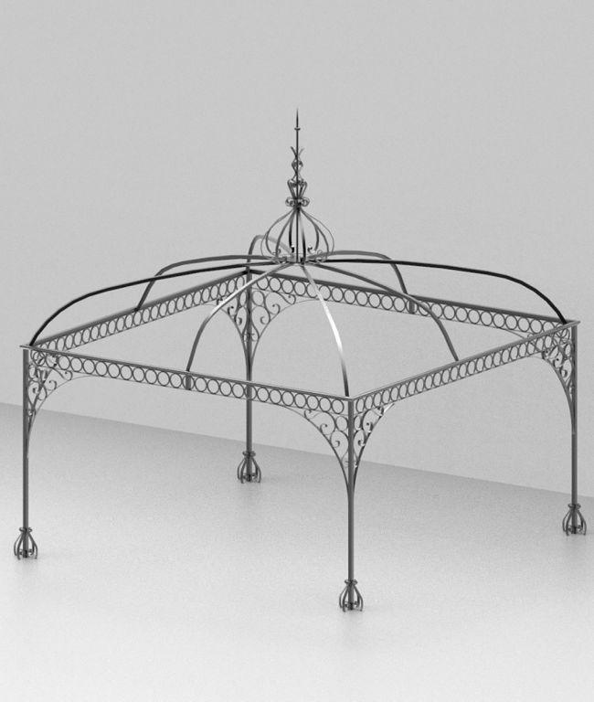 Pavilion Tibisco 404 x 404 complet cu 4 stalpi - Unopiù - PARIS14A.RO