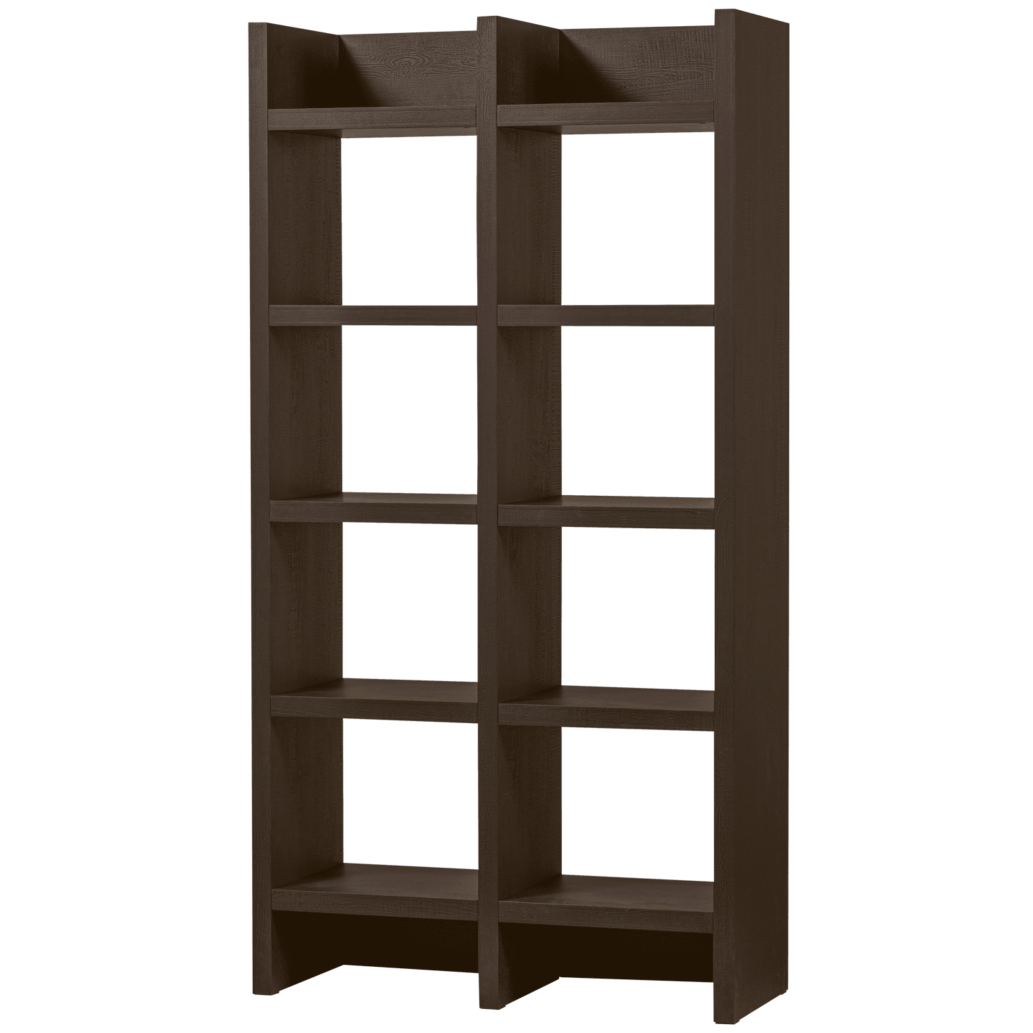 TIMO OPEN CABINET MDF DARK BROWN 195x100x40CM - PARIS14A.RO