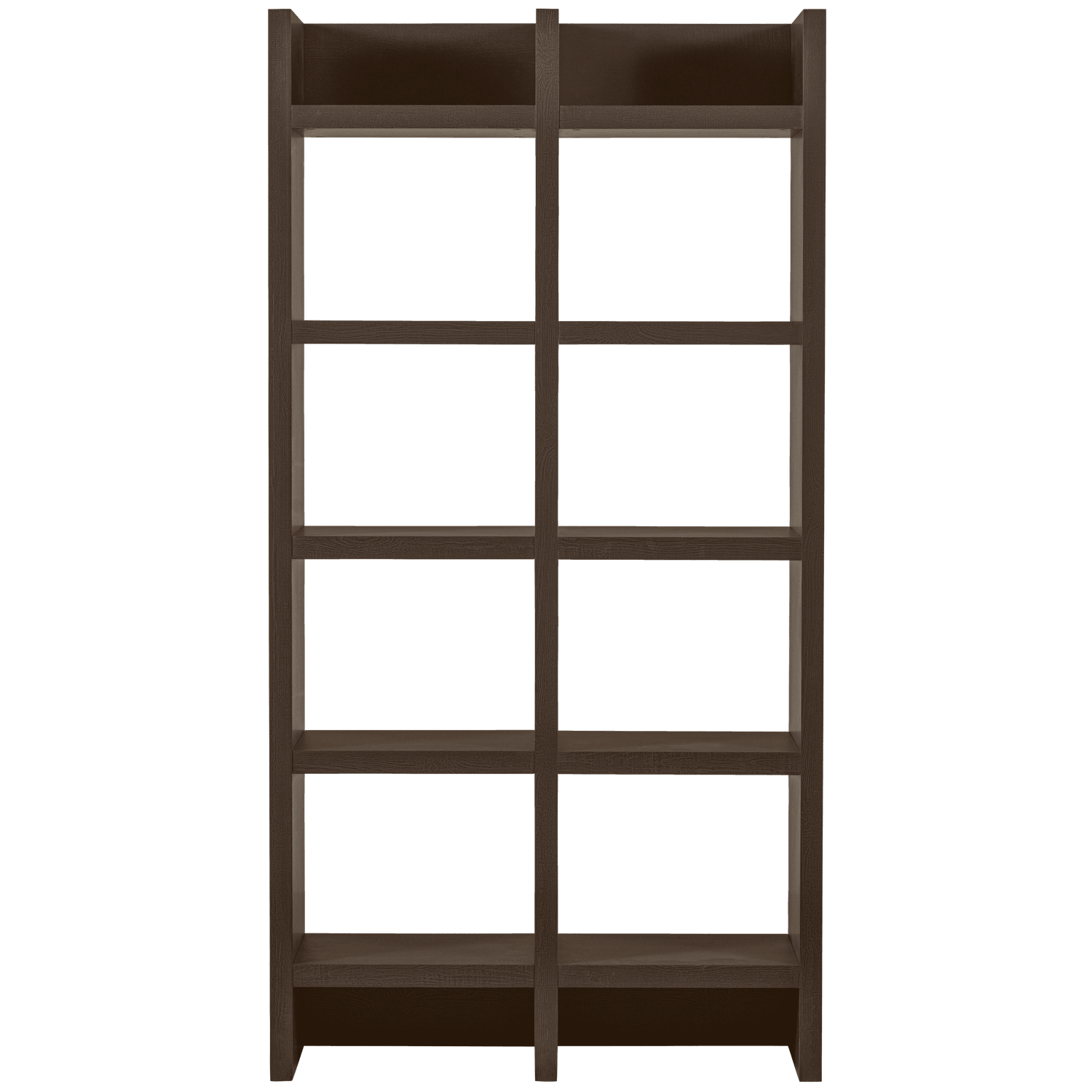 TIMO OPEN CABINET MDF DARK BROWN 195x100x40CM - PARIS14A.RO