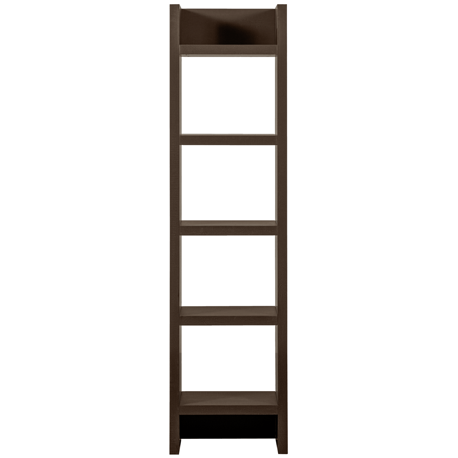 TIMO OPEN CABINET MDF DARK BROWN 195x50x40CM - PARIS14A.RO