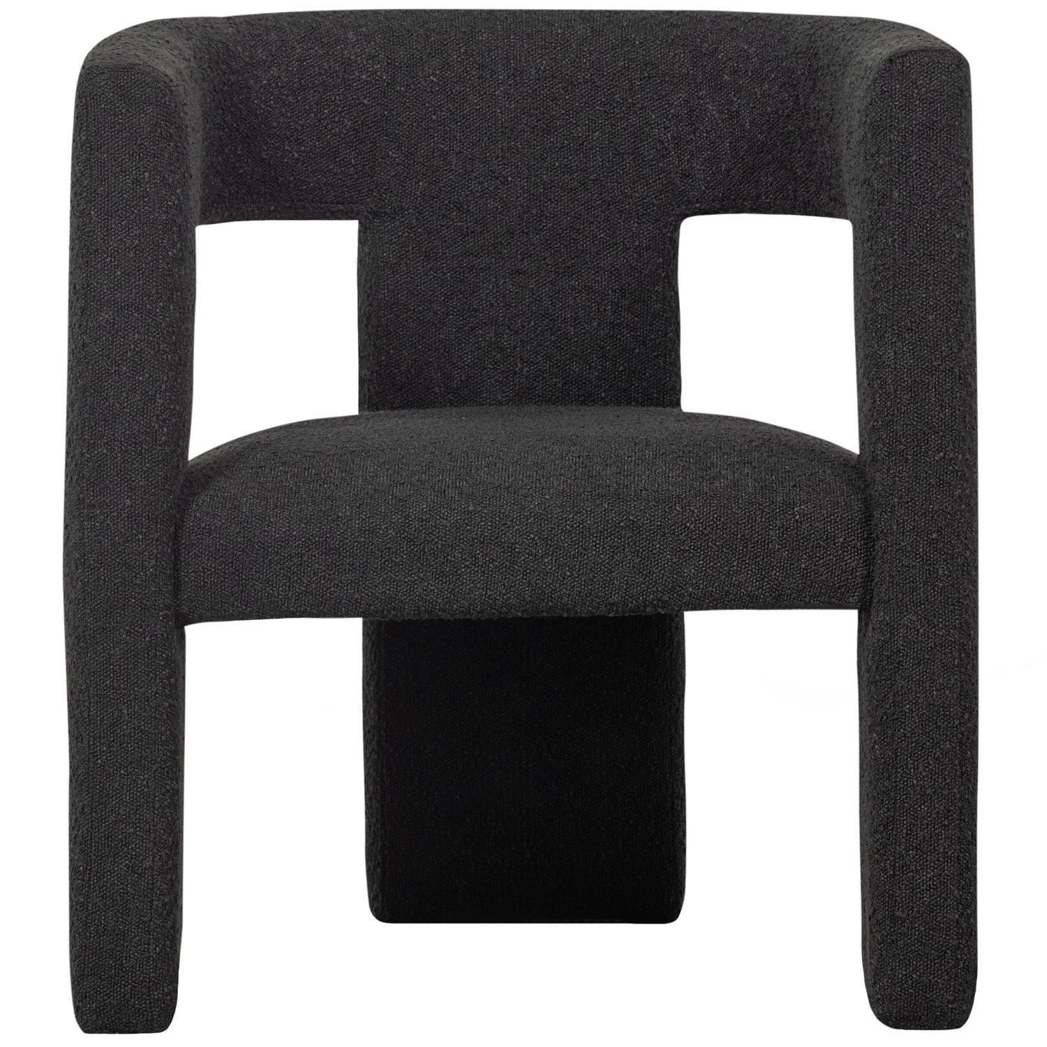 TIWA ARMCHAIR BOUCLÉ DARKGREY - PARIS14A.RO